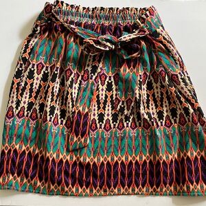 Colorful Anthropologie skirt